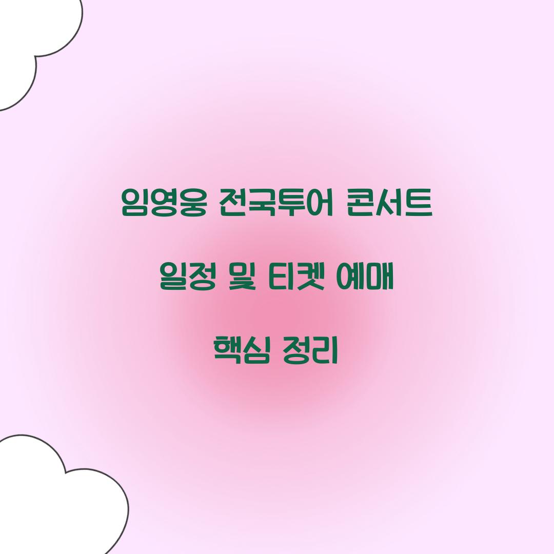 임영웅 전국투어 콘서트
