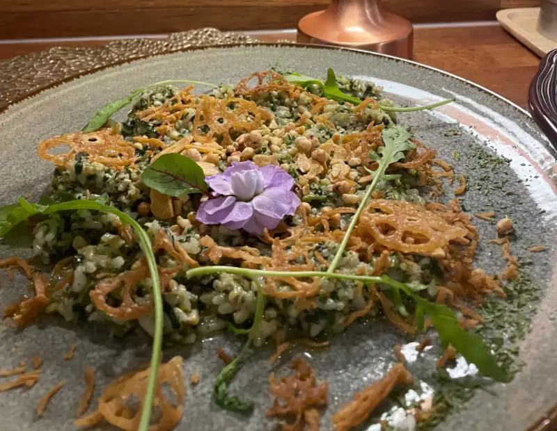 그리니-참나물리조또