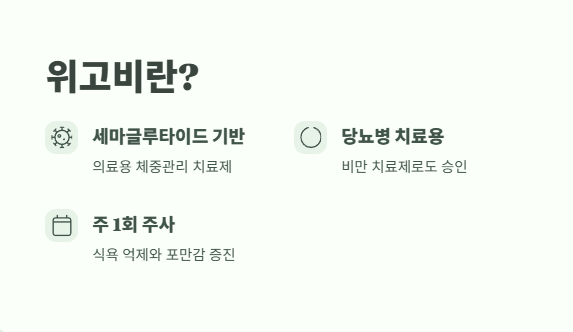위고비 효과 완벽 정리 1