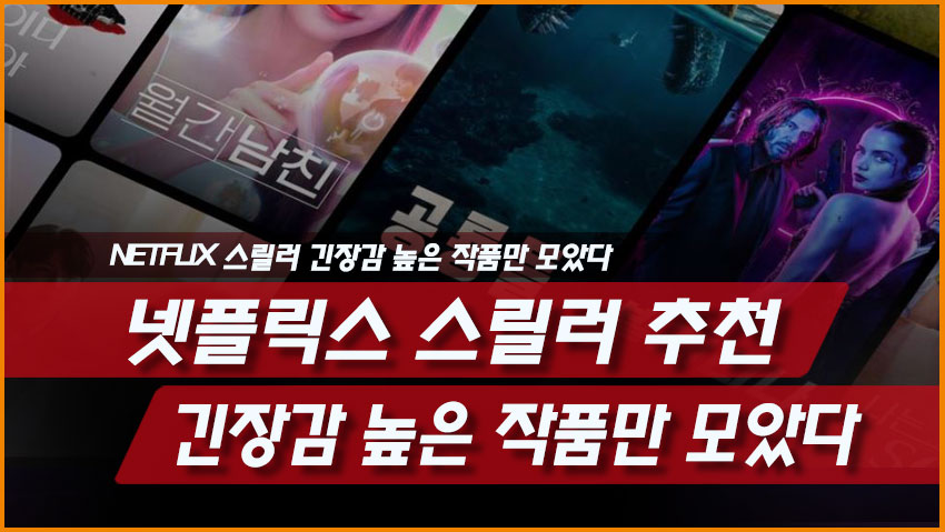 넷플릭스 한국 스릴러 추천 드라마 영화 10편