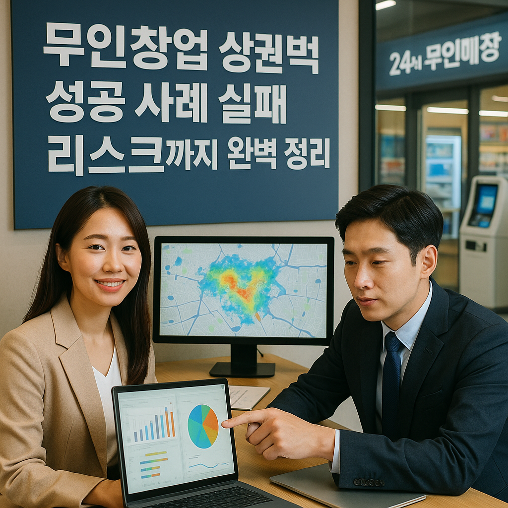 무인창업 상권분석 성공 사례 실패 리스크까지 완벽 정리