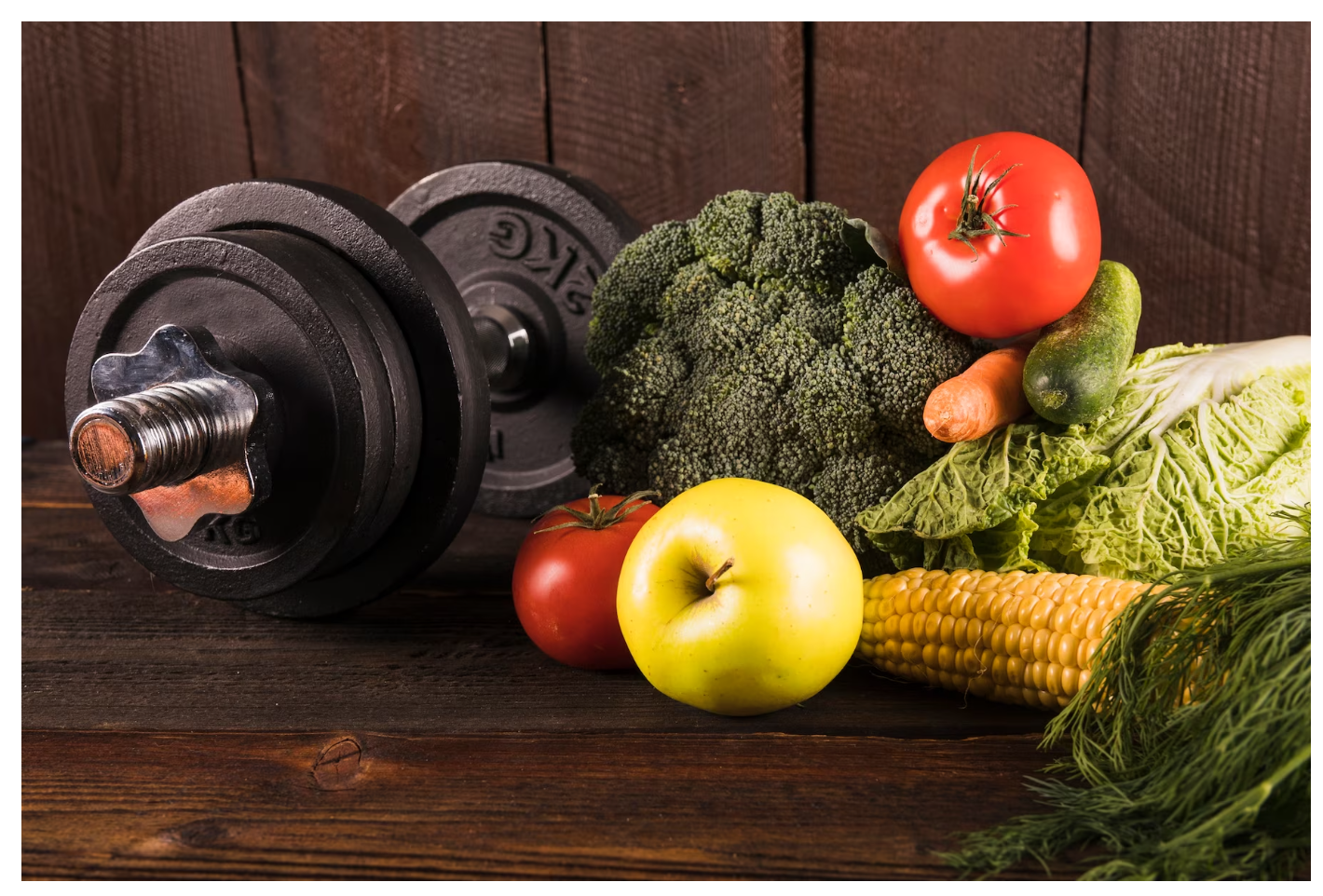 유산소운동도구음식 이미지