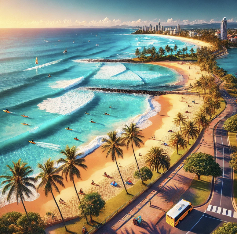 호주 브리즈번 바다 해변 위치 / 산책 코스 추천