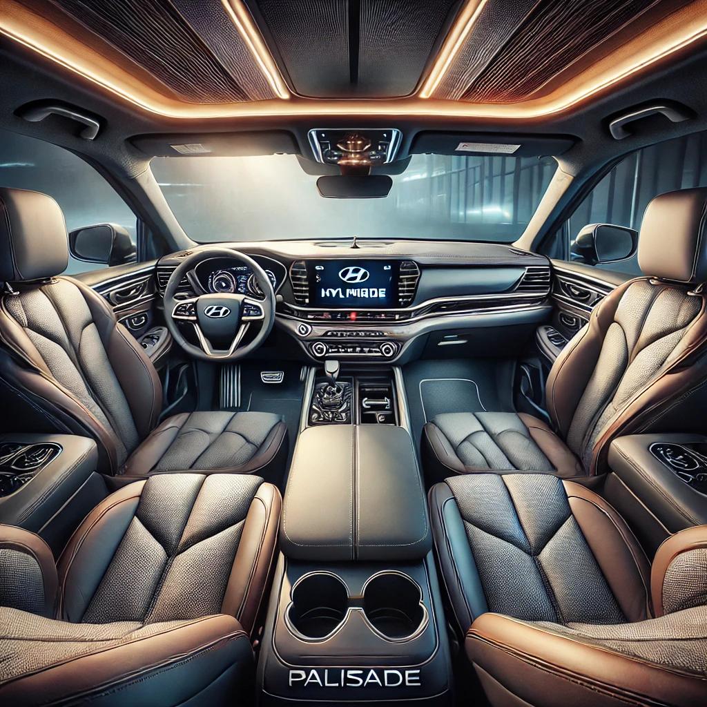 팰리세이드 6인승 실내