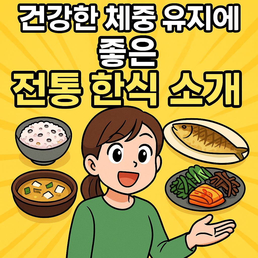 건강한 체중 유지에 좋은 전통 한식 소개 관련사진