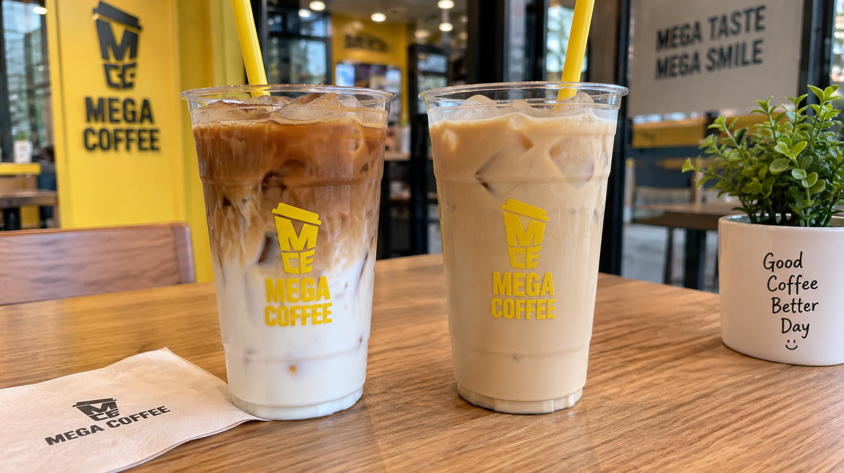 메가커피 하우스밀크라떼 커스텀, 이렇게 하면 맛 보장!