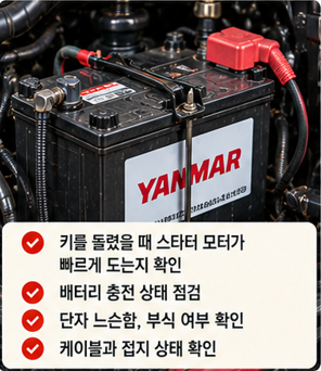 먼저 배터리 회전속도를 확인합니다