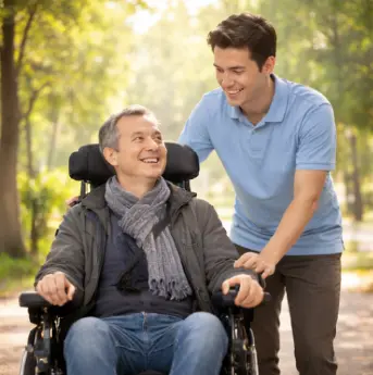 장애인활동지원사 일하는 모습