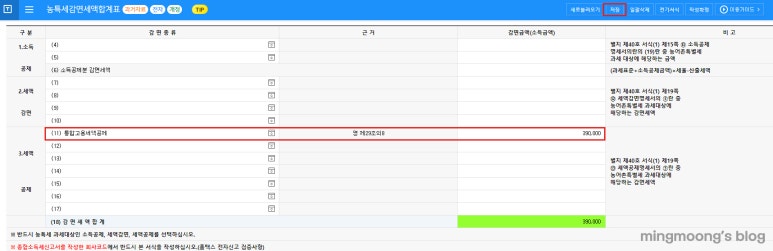 통합 고용 세액공제