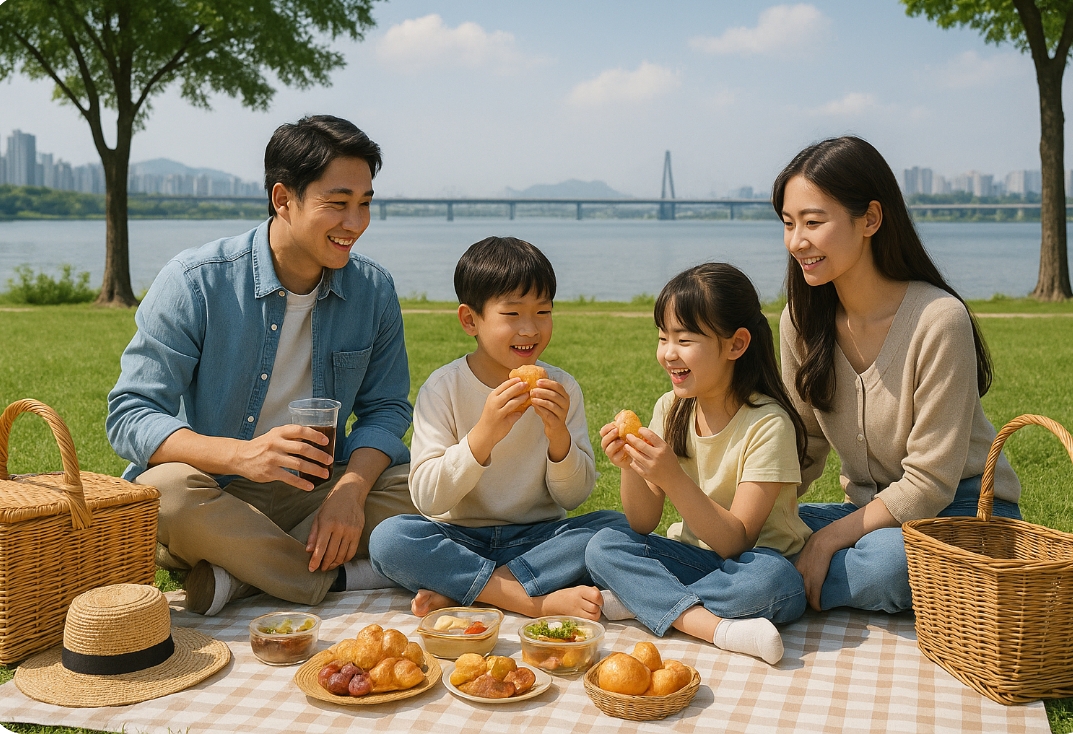 가족단위 피크닉