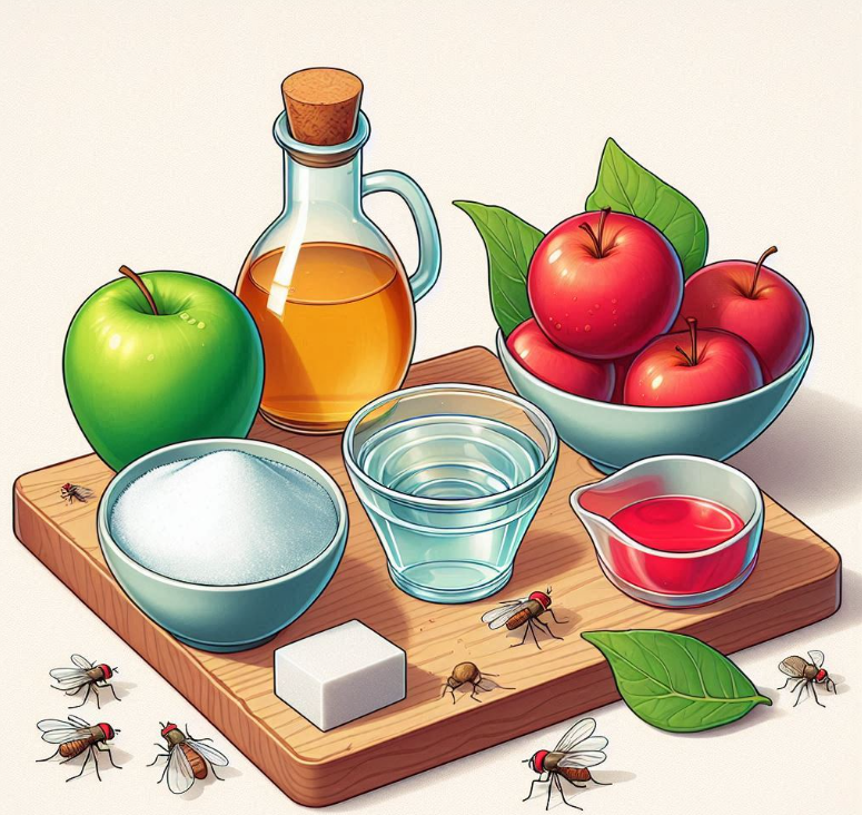 초파리와의 전쟁 트랩 만들기 및 간단한 퇴치법