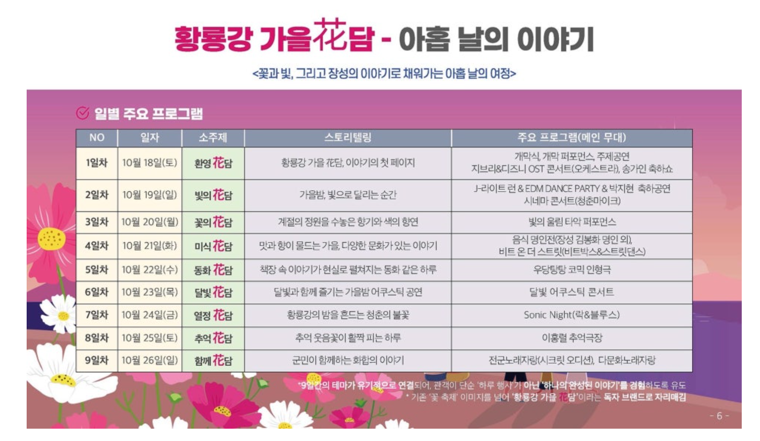 장성-황룡강-가을꽃축제