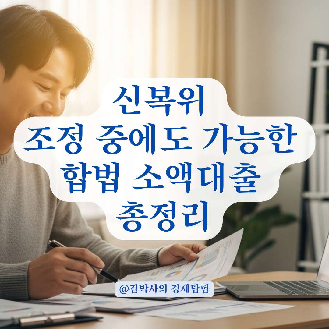 신복위 조정 중에도 가능한 소액대출, 조건별 가능성 총정리.