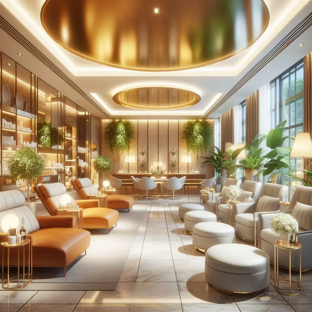 피부,체형관리 샵 배경