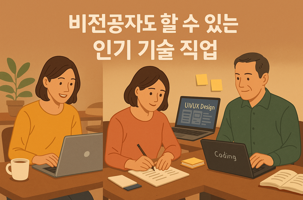 비전공자도 할 수 있는 인기 기술 직업