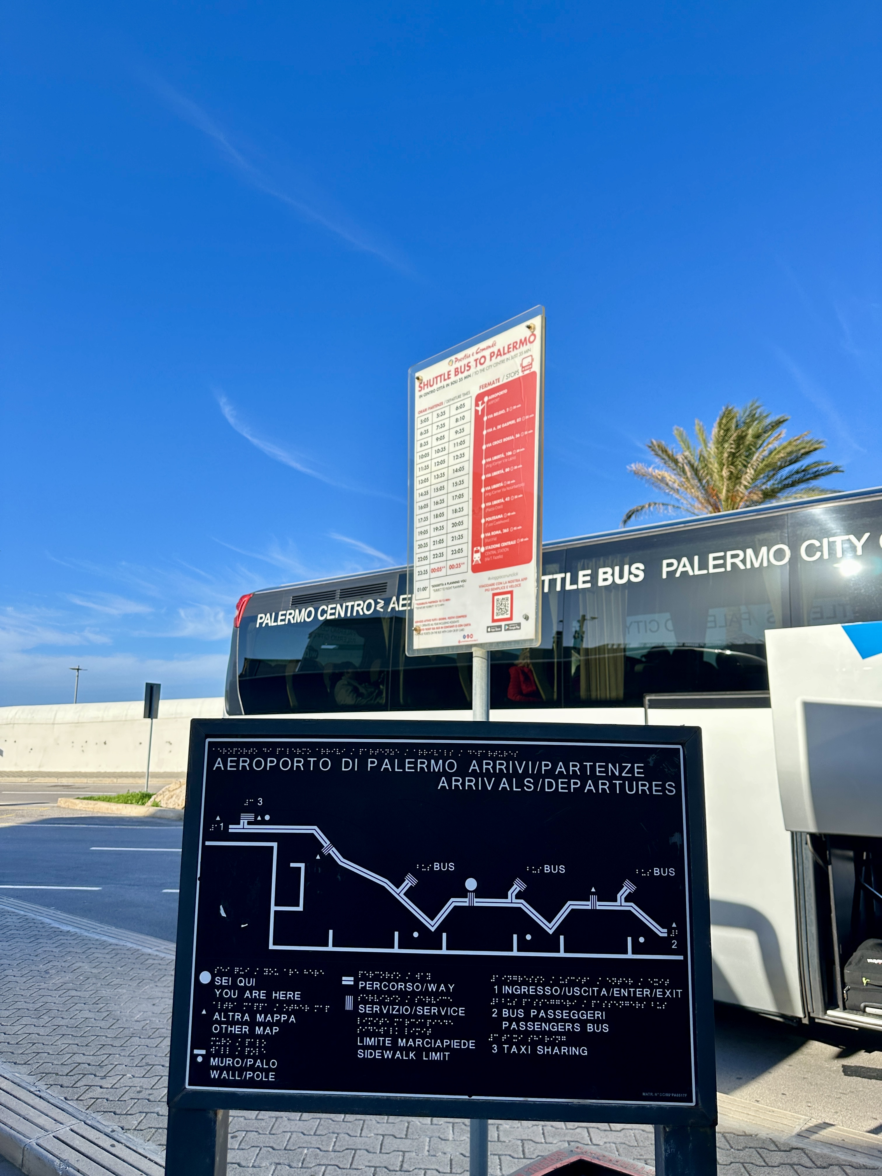 팔레르모 공항 셔틀버스