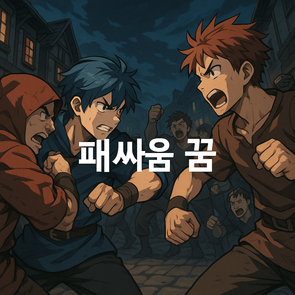 패싸움 꿈