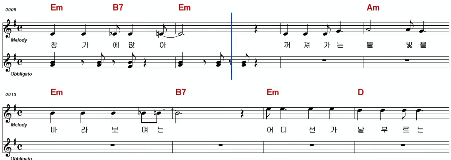 봄여름가을겨울(이장희) 한 잔의 추억 악보