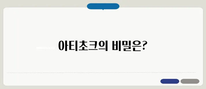 아티초크 효능과 부작용 간 건강에 정말 좋을까