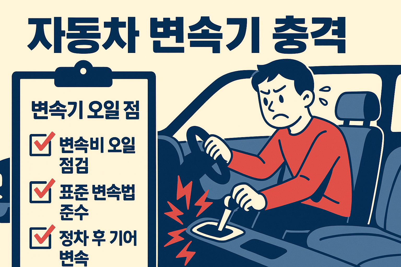 자동차 변속 충격 원인과 해결 방법 미션 이상 시 꼭 점검해야 할 체크리스트
