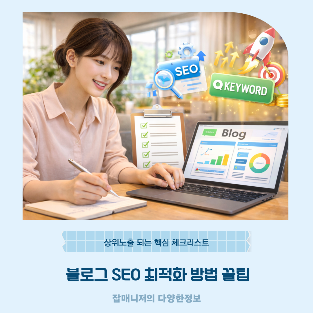 블로그 SEO 최적화 방법 꿀팁 ❘ 상위노출 되는 핵심 체크리스트