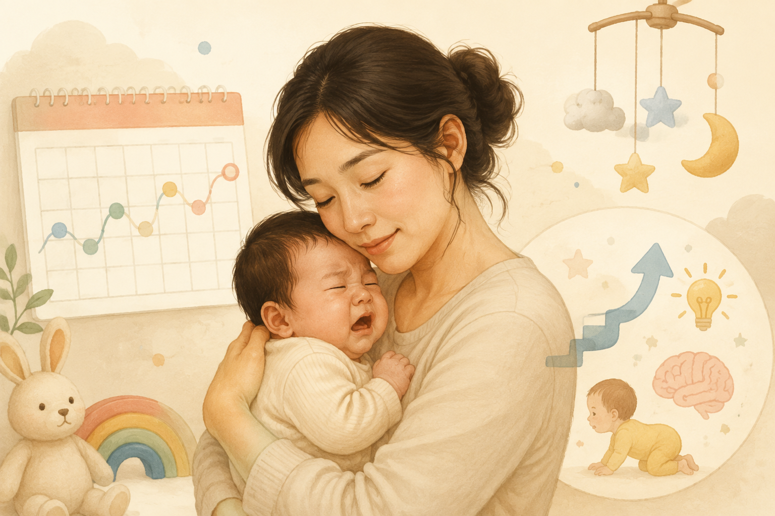 아기 원더윅스 증상과 성장 도약기 대처법