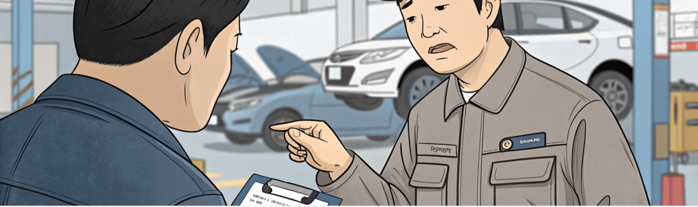 성능점검표 허위 작성