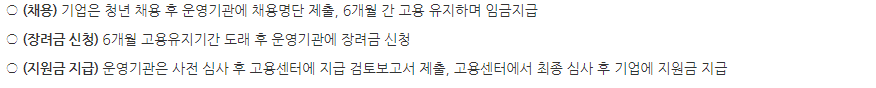 청년 일자리 도약 장려금 신청 방법, 지원 절차 (장려금, 지원금 지급)