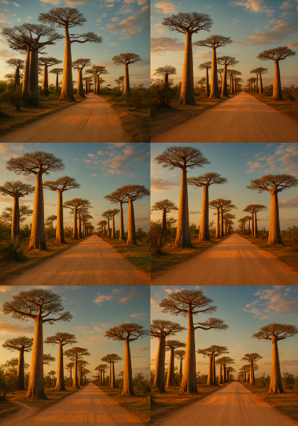 바오밥 가로수길 사진