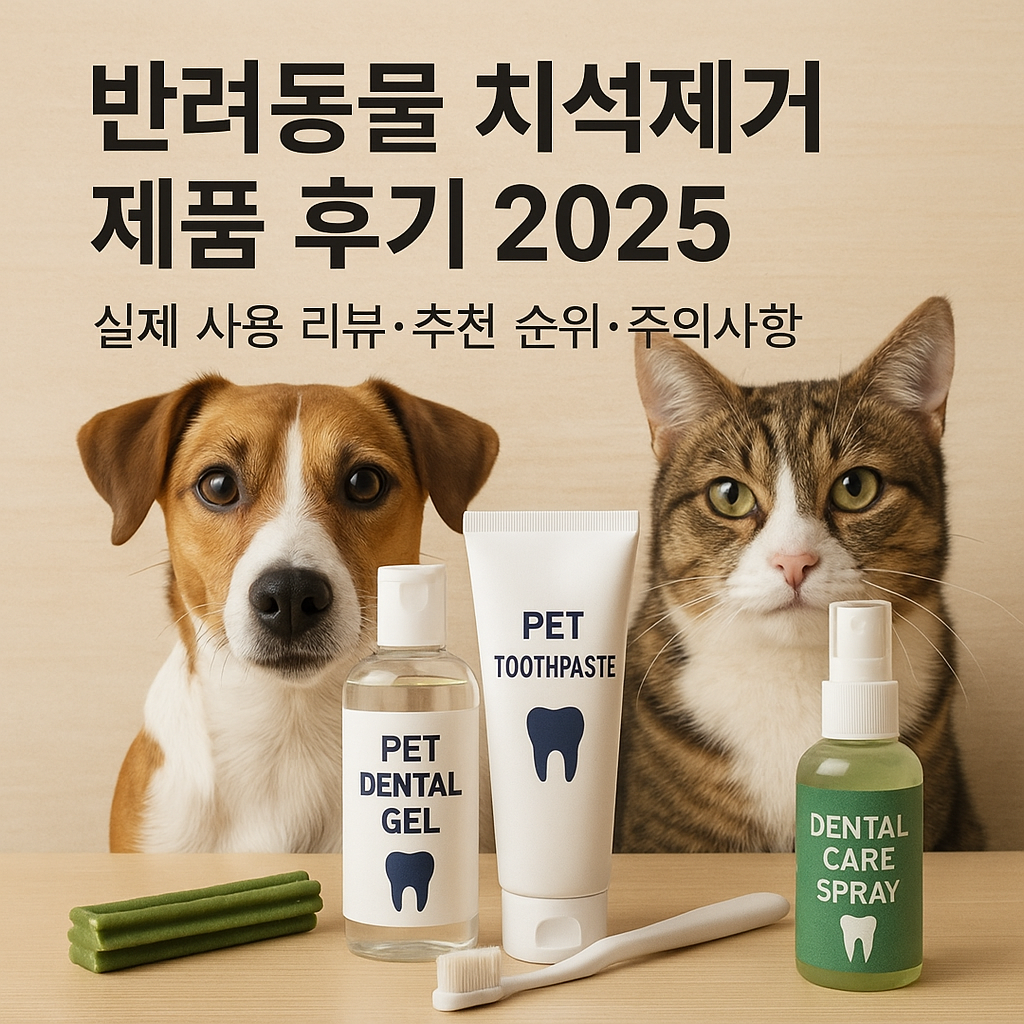 반려동물 치석제거 제품 후기 2025 | 실제 사용 리뷰·추천 순위·주의사항