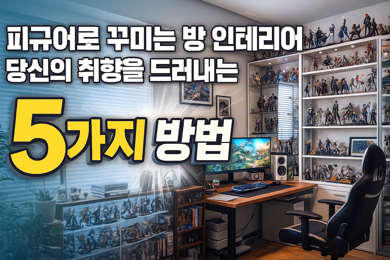 피규어로 꾸미는 방