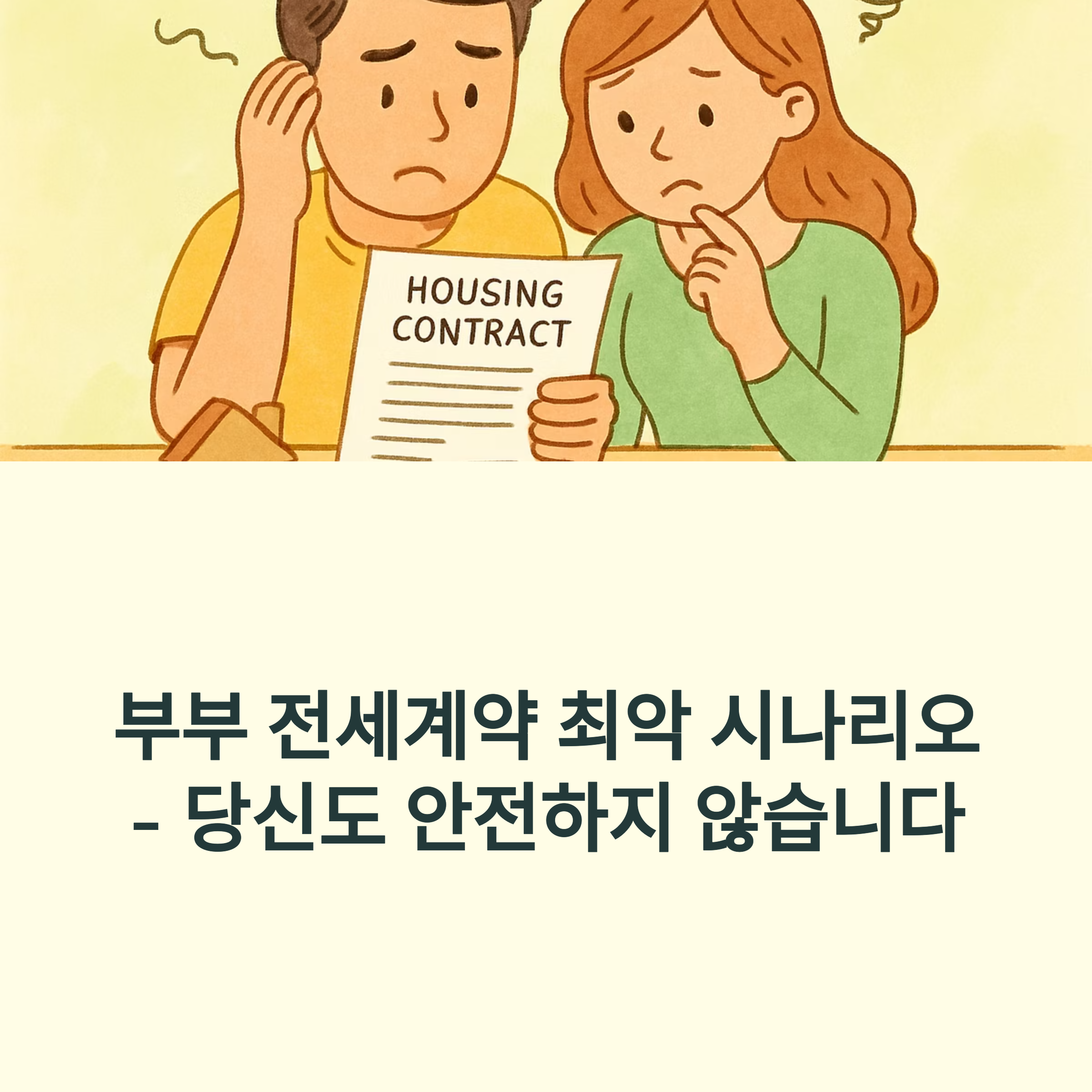 부부 전세계약