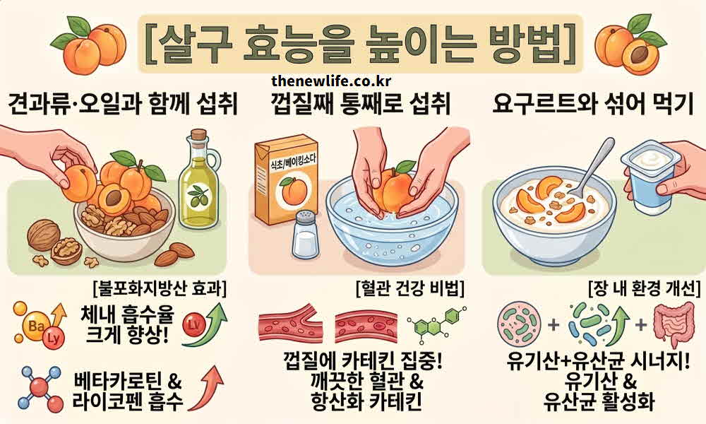 살구 효능 높이는 방법