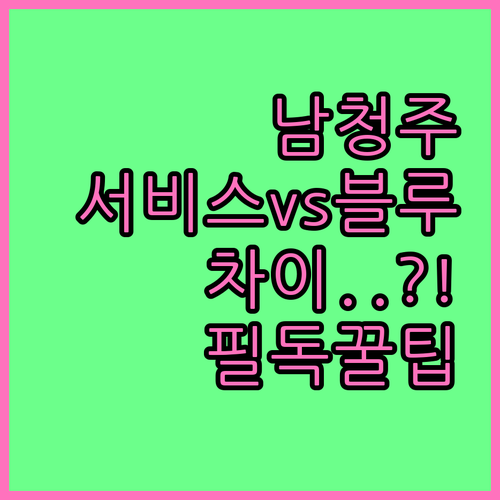 현대자동차 남청주 서비스센터와 블루핸..