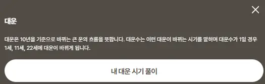 포스텔러 만세력 대운