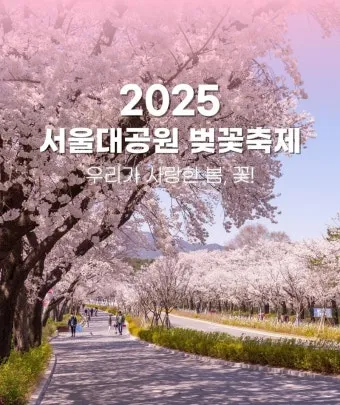 2025년 벚꽃축제 일정 시기 명소_8
