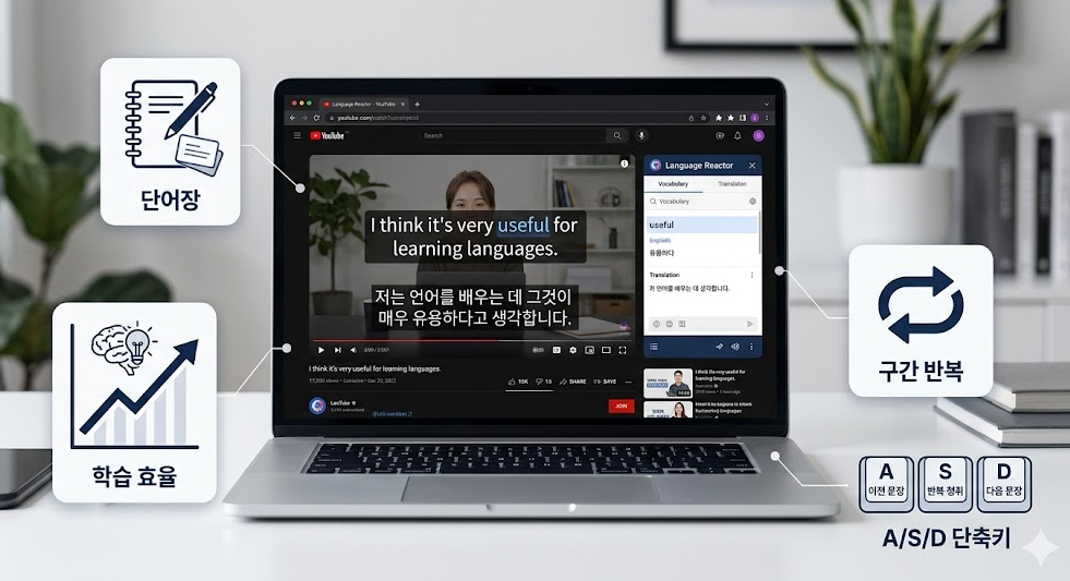 유튜브 영어 공부를 200% 더 효율적으로 만드는 크롬 확장프로그램 TOP 3