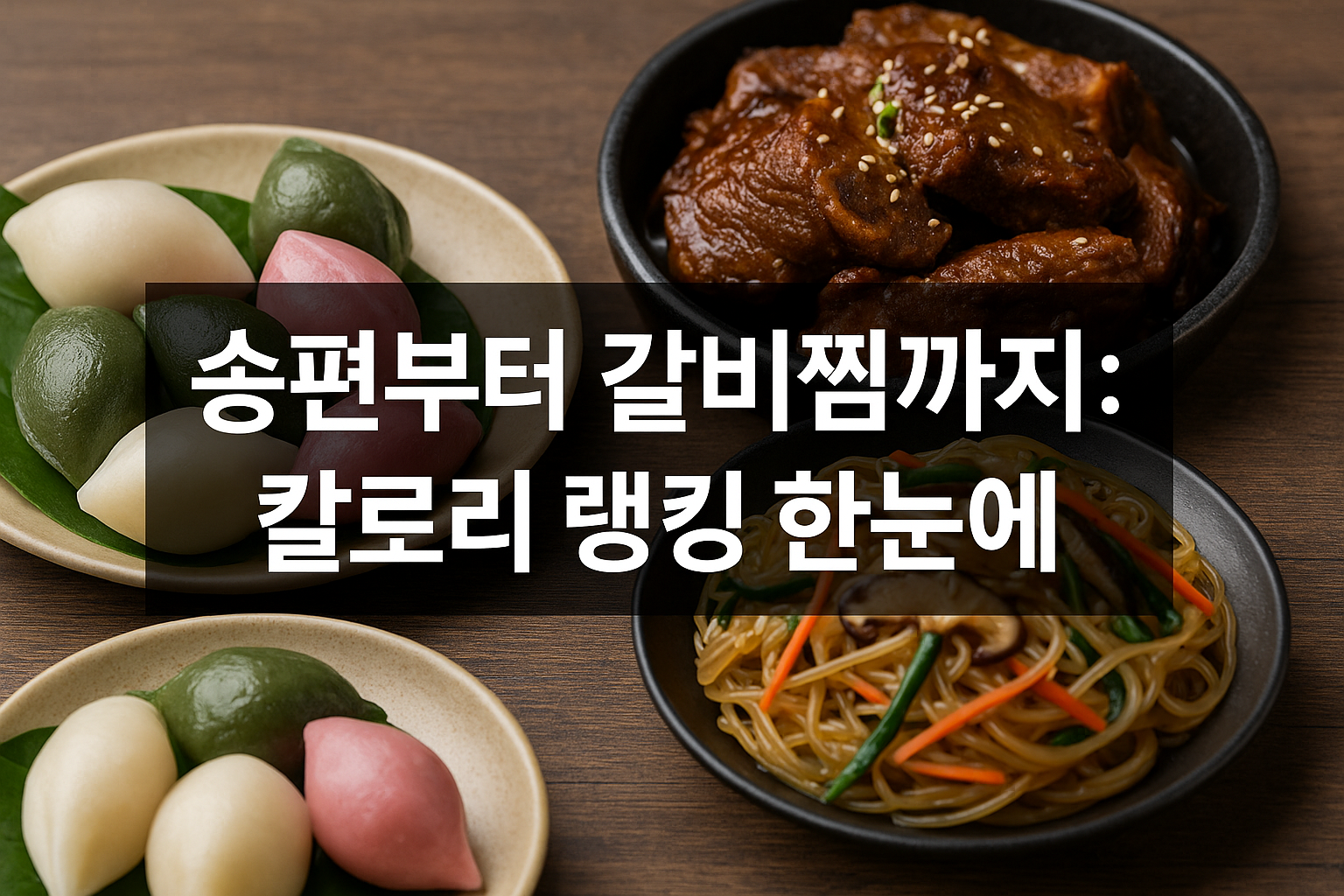 송편 칼로리