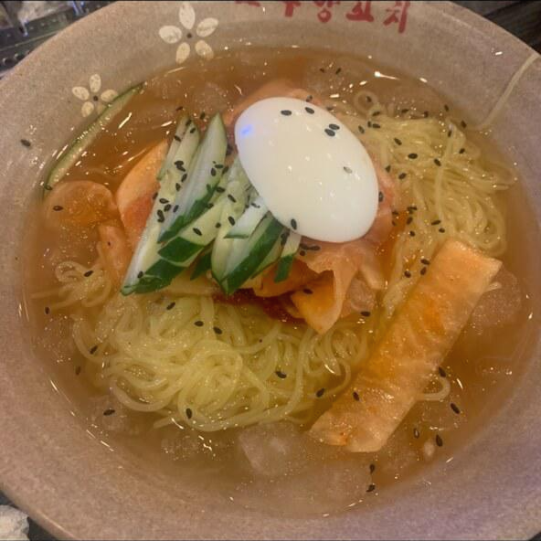 호우양꼬치 옥수수 냉면