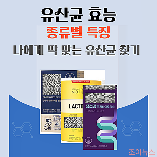 유산균 효능은 종류별로 달라요. 나에게 딱 맞는 유산균 추천