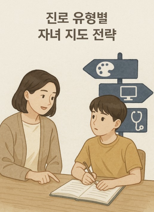 진로 유형별 자녀 지도 전략 사진
