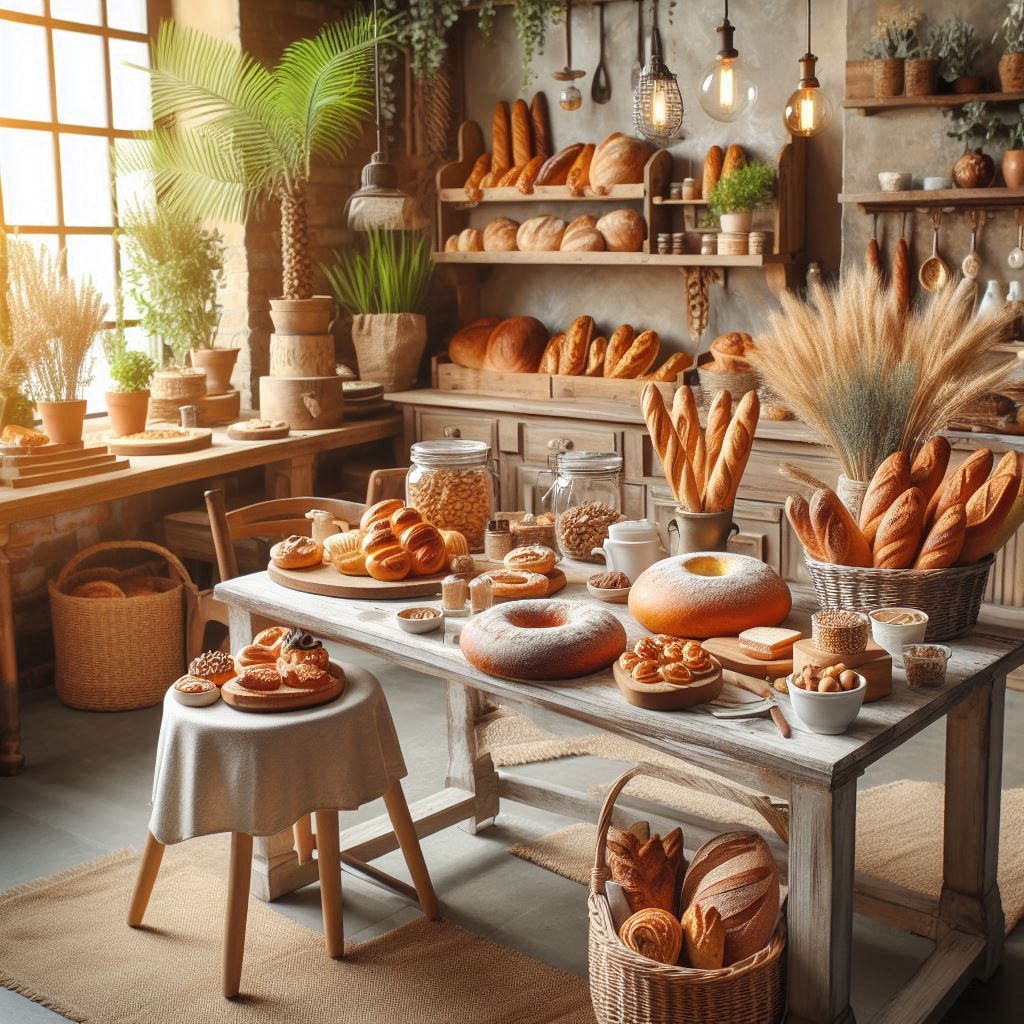 베이커리 배경