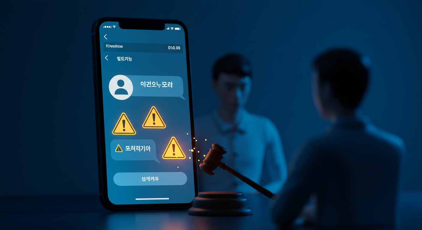 단체대화방 운영자 책임의 법적 근거