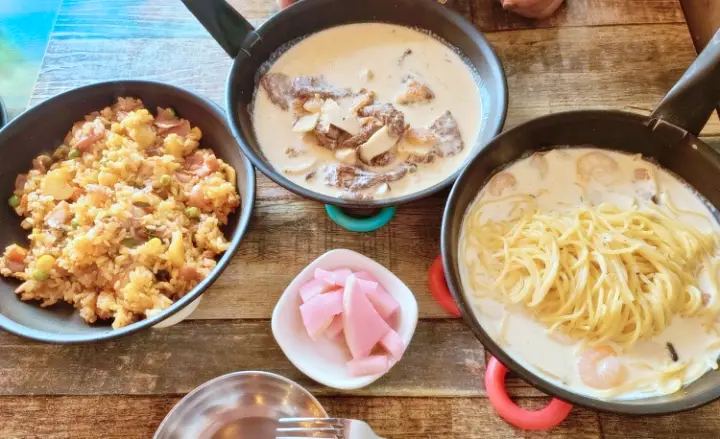 맛있GO 싸다GO 육천원 토마토소스 파스타 6000원 까르보나라 크림소스 스파게티, 떡볶이 파스타, 크림 찹스테이크 맛집 구파발 맛집