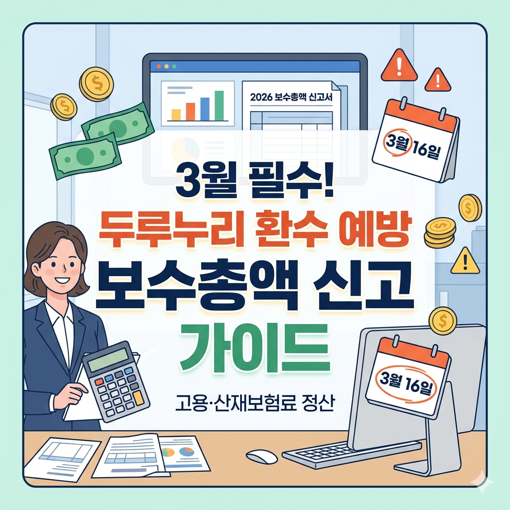 보수총액 신고 3월 마감 주의사항 두루누리 지원 사업장 필수 체크리스트 (2026년)