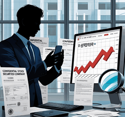 NH투자증권 직원 미공개정보 불법거래 혐의