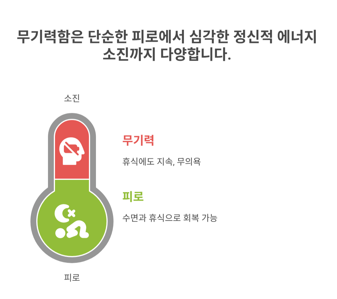 무기력함, 단순한 피로가 아닐 수 있어요