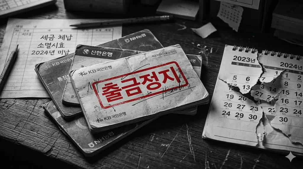체납세금 소멸시효와 생계비계좌의 진실! 통장 묶인 장기 체납자가 반드시 알아야 할 3가지