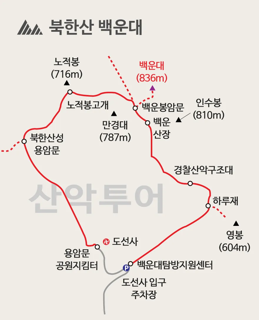 북한산 등산코스 및 등산지도 안내_4