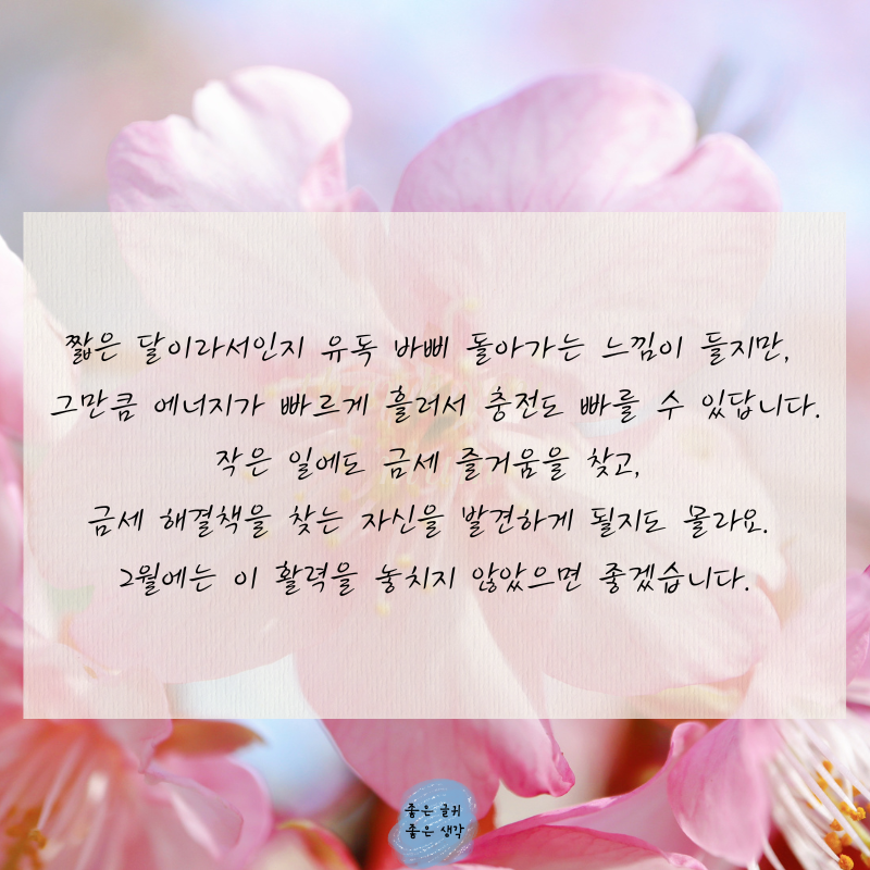 2월 인사말 문구 모음집 이미지 글귀